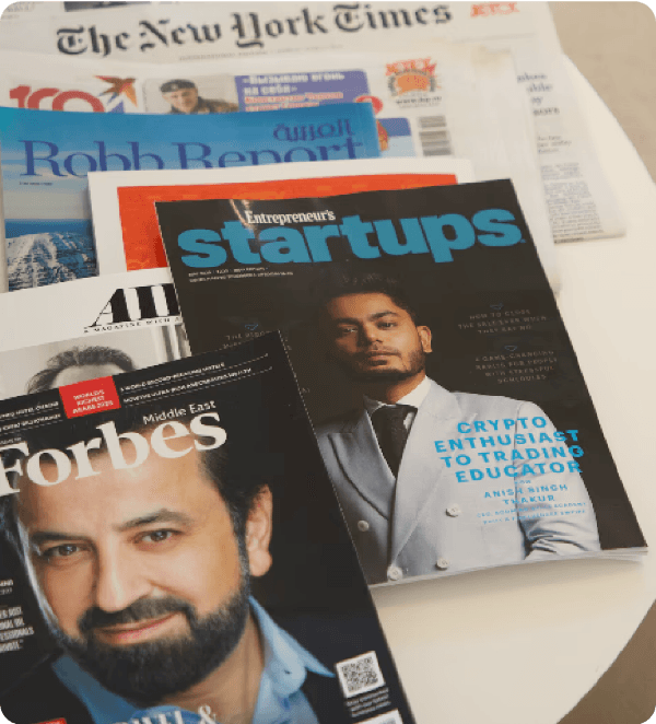 Anish Singh Thakur on Magazine Cover